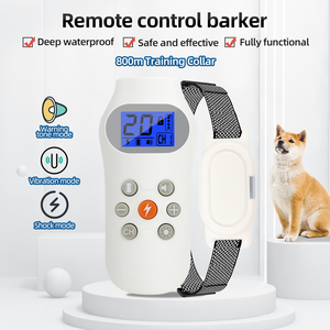 <span class=keywords><strong>Collier</strong></span> de dressage électrique blanc pour chiens, meilleur <span class=keywords><strong>prix</strong></span>, 800m, avec télécommande - Product Image 4