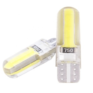 Nuovo LED T10 194 W5W COB lampadine a cuneo auto Styling bianco/blu/rosso/rosa lampada a LED con lato Silicone e illuminazione frontale - Product Image 1