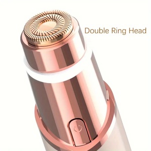 Depiladora Eléctrica Recargable 2 en 1 Sin Dolor, Depiladora Nasal y Afeitadora/Recortadora Facial para Mujer, Herramienta de Depilación Doméstica - Product Image 3