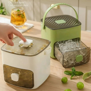 Bandeja para cubitos de hielo de 48 rejillas, molde reutilizable de fácil desmolde con un solo toque para congelador, cubitos de hielo caseros, cocina, bar - Product Image 6