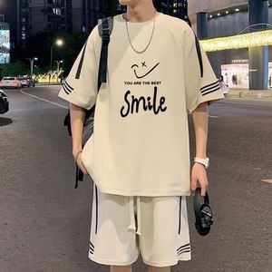 Vêtements de sport de rue tendance en gros, de haute qualité, pour hommes, vêtements de course personnalisés, tenues décontractées d'été, ensemble court 2 pièces, survêtement - Product Image 5