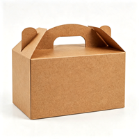 Dossiers en papier kraft écologiques, recyclables, sur mesure, avec impression UV, pour l'emballage de plats à emporter