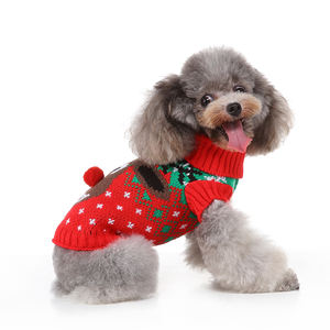 新着卸売コート衣類アパレル服ペットクリスマス犬ジャンパー - Product Image 5
