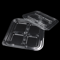 Boîtes d'emballage pour pâtisserie transparentes en PET de qualité alimentaire, écologiques, personnalisables, fabriquées directement par l'usine SUBANG