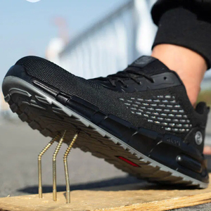 Breathable <b>Comfortable</b> 10kv Insulation Black Security Functional <b>Work</b> Safety <b>Shoes</b> Anti Smashing <b>Shoes</b> - Product Image 5
