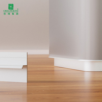 Plinthe LED Moderne Personnalisée pour Hôtel, en Aluminium Effet Bois Brossé, Durable et Résistante à l'Eau