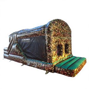 Winsun Parcours d'obstacles gonflable commercial spécial enfants camouflage, Château en PVC sans plomb et ignifuge, Vente chaude - Product Image 1