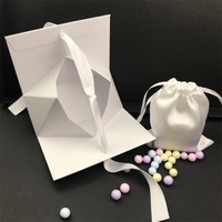 Boîte d'emballage avec poignée pour cosmétiques, nouveau Design personnalisé, impression de cosmétiques, bijoux, idée de cadeau, coffret d'emballage avec pochette,