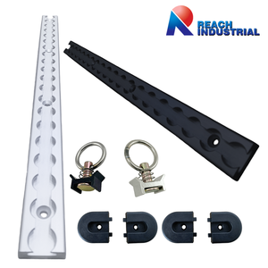 <span class=keywords><strong>Rail</strong></span> de fixation de cargaison en aluminium en forme de L de 50 cm, pré-percé, pour le contrôle de la cargaison sur camions, remorques et fourgons - Product Image 1