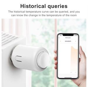 Tuya Smart TRV termostato ZigBee3.0 WiFi compatibile digitale termostatico valvola del radiatore per la domotica riscaldamento a pavimento - Product Image 6