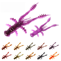 Leurre souple en PVC pour homard et crevettes à longues pattes, 47mm 0.67g 72mm 2.29g, salé et parfumé, pour la pêche au bar, à la truite et en eau douce