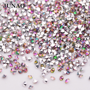Jujijunao — Mini ongles en verre, <span class=keywords><strong>strass</strong></span>, Pixie cristal, diamant, pour Nail Art, maquillage, bricolage, 1.2mm - Product Image 3