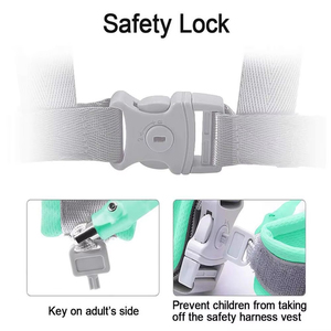 สายรัดข้อมือป้องกันเด็กหายพร้อมล็อคกุญแจสายรัดข้อมือสำหรับเด็กปลอดภัยสำหรับใช้งานกลางแจ้ง - Product Image 3