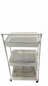 Modern Stainless Steel Foldable Cart Foldable Kitchen Gadgets 3 Layers Sample Available Easy Bulk Order Premium Folding Cart - Product Image 3