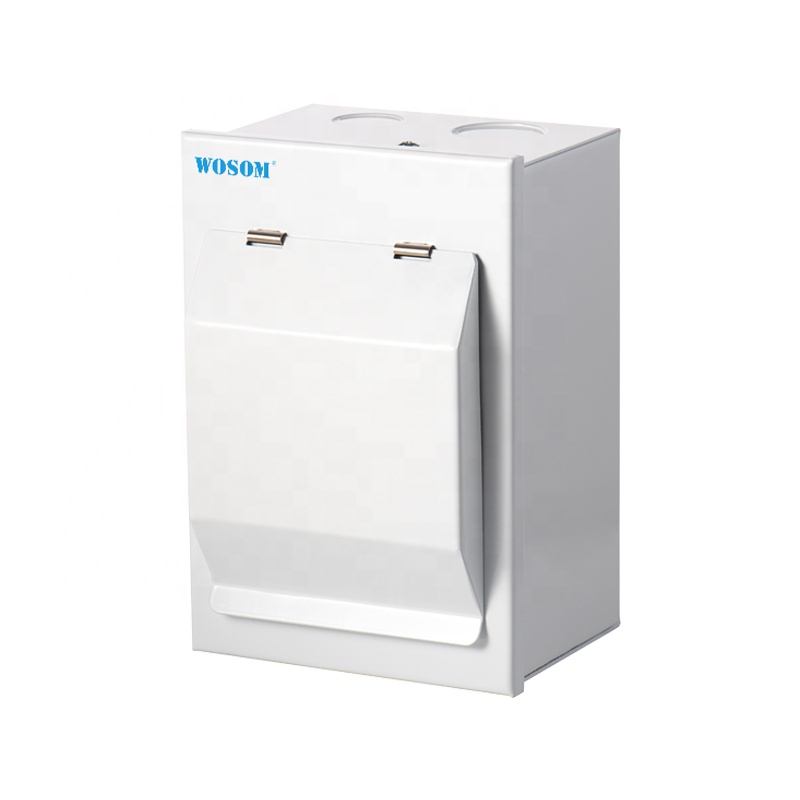 Новый стиль WOSOM WHMC06 230v распределительный блок питания 6-сторонний металлический cald потребительский блок