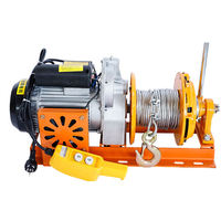 Nouvelle treuil électrique à câble métallique avec embrayage, transmission stable, résistant à l'usure, capacité de charge de 1 tonne, télécommande pour