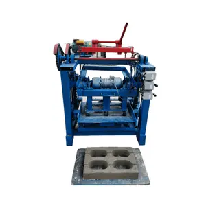 Automático 4-35 Industrial Vibrating Interlock Suelo Hormigón Brick Maker. Producción de molde personalizado placa de cemento hueco chino 600