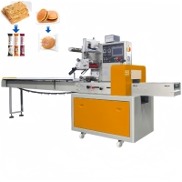 Machine à emballer complètement automatique d'oreiller de pain français de biscuit de produit alimentaire