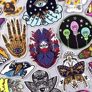 Badges et écussons personnalisés en gros, écussons brodés à repasser pour vêtements, t-shirts, écussons brodés sur mesure - Product Image 3