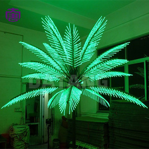 ไฟต้นมะพร้าว LED สำหรับทุกสภาพอากาศ โคมไฟสไตล์ทรอปิคอล สำหรับตกแต่งสวน ทางเดินริมชายหาด คาเฟ่ริมทะเล มีจำหน่าย - Product Image 6