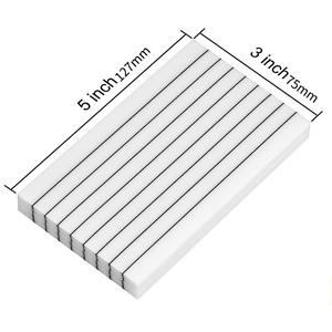 Notas Adhesivas Rectangulares Transparentes de PET Impermeables Blancas Personalizadas al por Mayor - Product Image 2