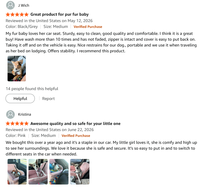 Siège auto surélevé carré réglable pour chien, lit de voyage de luxe pour petit chien avec housse lavable et laisse de sécurité – Vente en gros