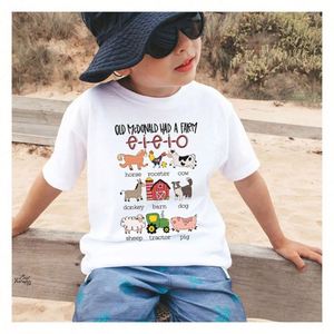 Film de transfert thermique par sublimation pour vêtements, plastisol imperméable, couleur personnalisée, prêt à presser pour T-shirt, motif enfants de la ferme - Product Image 1