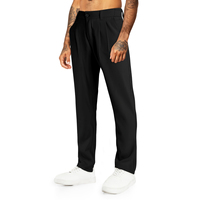 Pantalon Chino Gingtto ICO Couleur Unie – Vente en Gros, Vintage, Formel, Coupe Droite, Lin et Coton, Décontracté