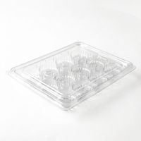 Emballages alimentaires jetables personnalisés en plastique transparent de qualité alimentaire, boîtes à hamburgers, boîtes à gâteaux, boîtes à pain, boîtes à pâtisserie PET, boîtes à desserts