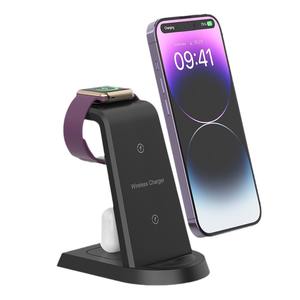 <span class=keywords><strong>Cargador</strong></span> Inalámbrico <span class=keywords><strong>Original</strong></span> de Fábrica, Kit Multidispositivo 3 en 1 para Teléfono Samsung, <span class=keywords><strong>iPhone</strong></span>, Android, Auriculares y Reloj - Product Image 4