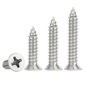 M2 M3 M4 M5 M6 M8 Stainless Steel 304 <strong>Wood</strong> Roofing Drywall Self Drilling Philip Countersunk Head Self Tapping <strong>Screw</strong> - Product Image 1