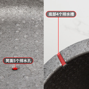 Chaise de toilette réglable en plastique pour personnes âgées et handicapées, pour la douche et le bain - Équipement de sécurité pour la salle de bain - Product Image 4
