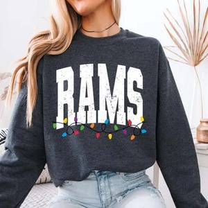 Parches Termoadhesivos Personalizados con Diseño de Equipo de Fútbol Americano Rams para Camisetas y Ropa Deportiva - Product Image 5