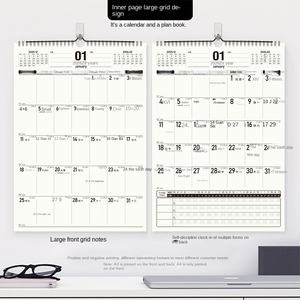 <span class=keywords><strong>Calendrier</strong></span> mural promotionnel 2026 style simple avec impression papier, motif éléphant, format A3/A4, affichage publicitaire - Product Image 1