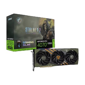 GeForce RTX <span class=keywords><strong>4070</strong></span> <span class=keywords><strong>Ti</strong></span> SUPER 16G GAMING SLIM STALKER 2 EDITION para Computación de Alto Rendimiento y Aprendizaje Profundo - Product Image 1