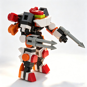 ชุดตัวต่อหุ่นยนต์แปลงร่าง DIY Mecha Hunter 86 ชิ้น ชุดของเล่นเสริมสร้างทักษะ STEM แบบ STEM - Product Image 5