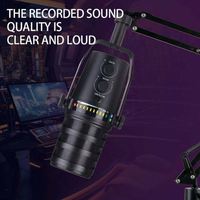 Microphone Dynamique Filaire USB XLR Professionnel pour Studio, Enregistrement de Podcast, Diffusion en Direct et Bureau