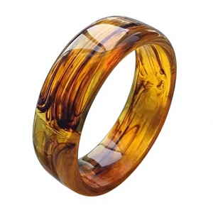 Brazalete de resina de alta calidad, pulido, de diseño vintage y elegante, colorido y a la moda, conjunto de brazaletes de resina para mujer, de la India. - Product Image 3