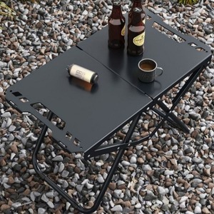 Household <b>Foldable</b> Carbon Steel Dining <b>Table</b> Minimalist Design Portable <b>Camping</b> <b>Table</b> for Outdoor Use - Product Image 6