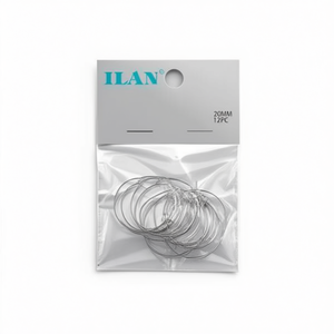 Ilan Hoops 20 mm 12 pezzi Forniture per artigianato per la creazione di gioielli - Product Image 1
