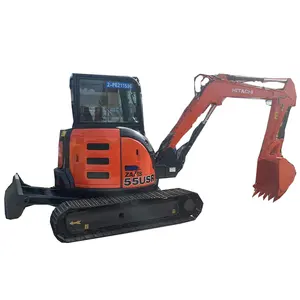 Obral besar ekskavator kecil HITACHI ZAXIS 55 kualitas tinggi dengan kondisi bagus