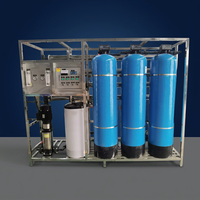 Système de purification d'eau RO 200 litres/heure et purificateur d'eau industriel, machine de purification d'eau par osmose inverse avec prix d'usine
