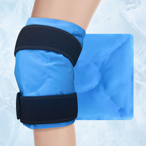 Soulagement de la douleur Hot and Cold Pack Gel Cooling Compression Knee Ice Pack Wrap Réutilisable Gel Ice Wrap pour les blessures aux jambes - Product Image 5