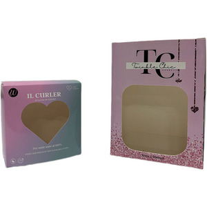 Scatola di sapone pieghevole con logo personalizzato con finestra quadrata personalizzata - Product Image 3