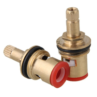 Cartouche de Robinet en Laiton et Céramique à Ouverture Rapide, Noyau de Valve Long, Accessoire pour Eau Chaude et Froide pour Cuisine