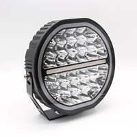 Feux de travail LED 9'' à double couleur DRL 10-36 V, projecteur étanche ECE R10 pour véhicules tout-terrain 4x4, camions et SUV