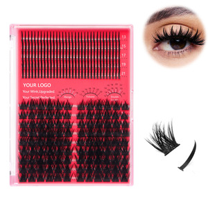 Venta al por mayor DIY <span class=keywords><strong>Cluster</strong></span> Lashes Soft Comfort DIY Segment Eyelash Spiky <span class=keywords><strong>Cluster</strong></span> Private Label Pestañas postizas individuales - Product Image 5