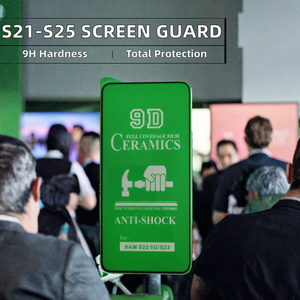 Protector de Pantalla de Cerámica 2.5D 9D HD <span class=keywords><strong>para</strong></span> <span class=keywords><strong>Samsung</strong></span> <span class=keywords><strong>S21</strong></span> S22 S23 S24 <span class=keywords><strong>Ultra</strong></span>, Película Templada de Dureza 9H <span class=keywords><strong>para</strong></span> <span class=keywords><strong>Samsung</strong></span> S25U S25 Plus - Product Image 2