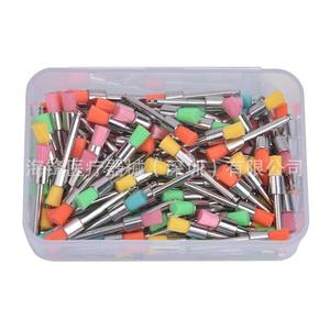Brosses de polissage dentaire à pointe plate, boîte de 100 pièces colorées pour équipement de nettoyage des dents - Product Image 1
