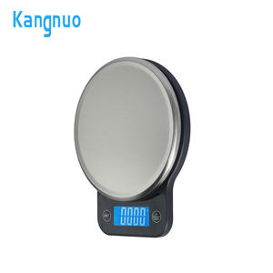 सबसे ज्यादा बिकने वाले एलसीडी डिस्प्ले राउंड स्टेनलेस स्टील बेकरी बैलेंस इलेक्ट्रॉनिक वेट स्केल फूड थोक डिजिटल रसोई स्केल - Product Image 3